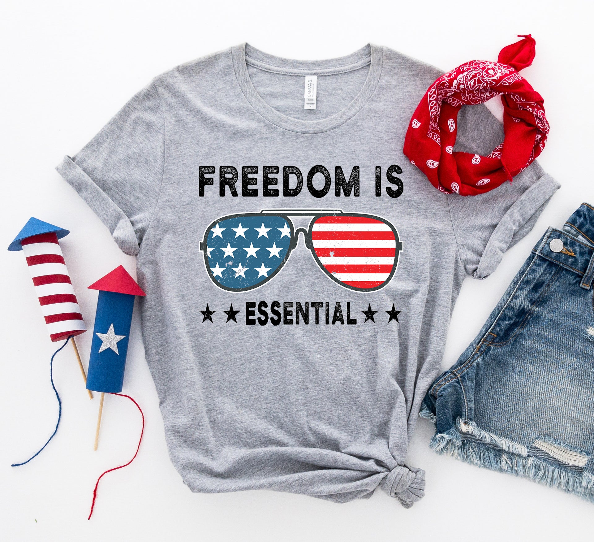 Freedom is essential T-shirt - Mercantile Mountain