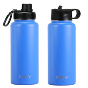 DRINCO® 32oz Stainless Steel Water Bottle (3 lids) - Royal Blue - Mercantile Mountain