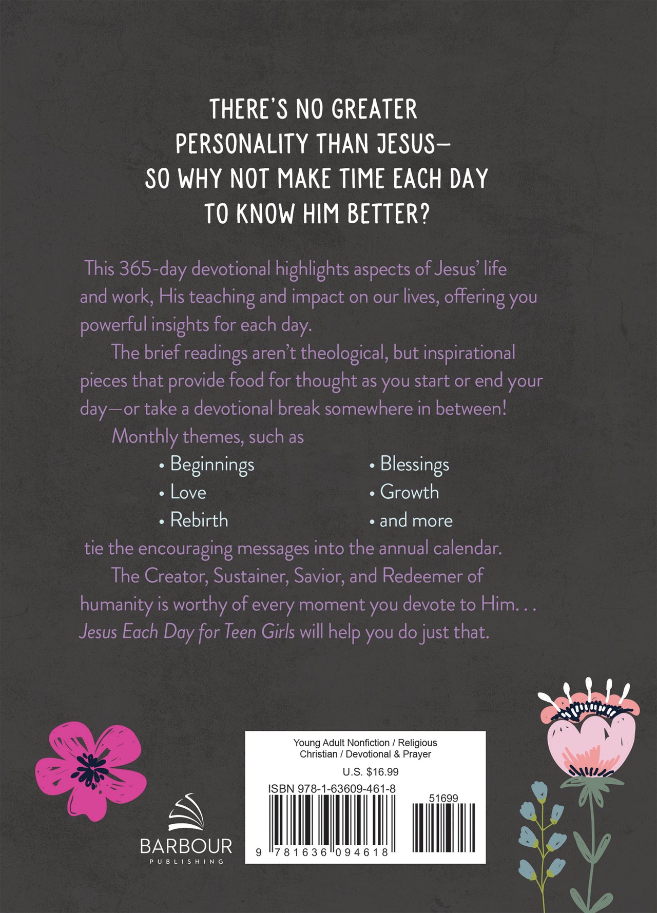 Jesus Each Day for Teen Girls : A 365-Day Devotional - Mercantile Mountain