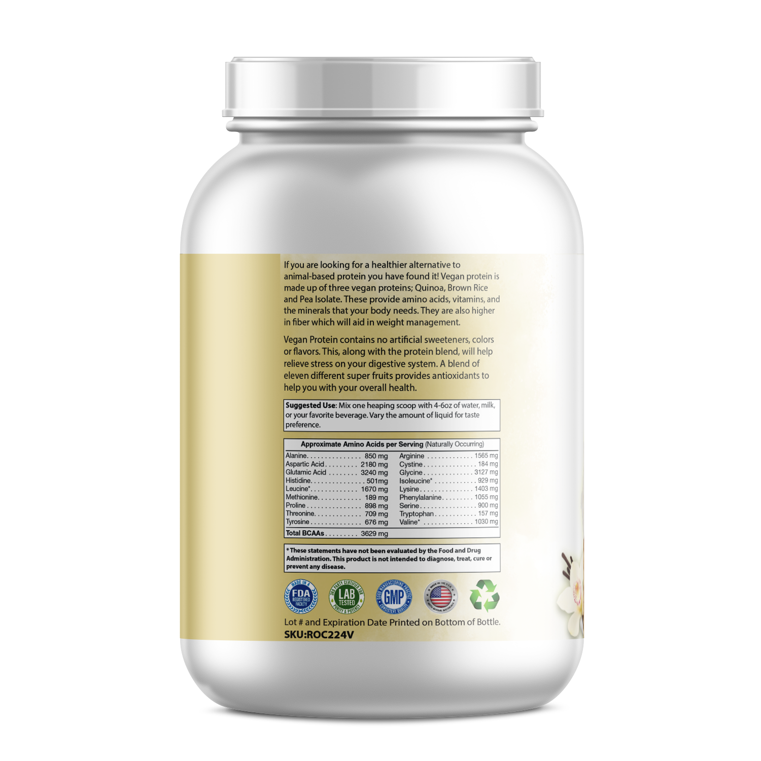 Pure Plant Protein - Vanilla - Mercantile Mountain