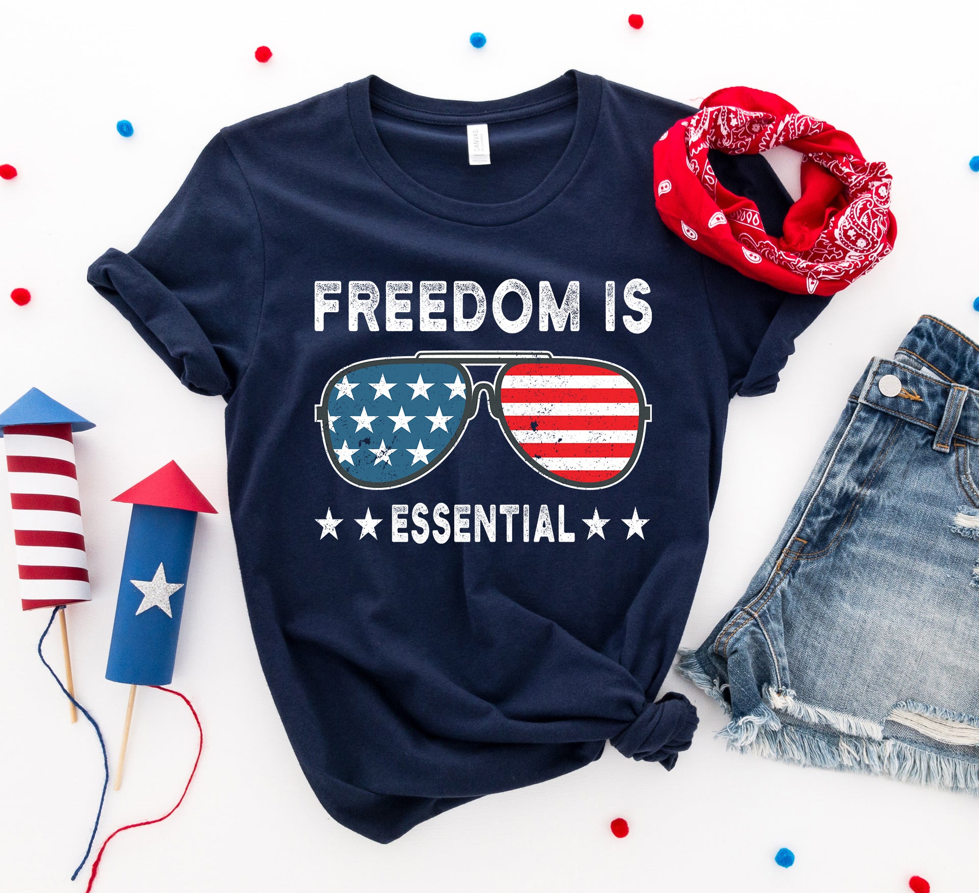 Freedom is essential T-shirt - Mercantile Mountain