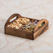 Acacia Wood 4 Compartment Snack Tray - Mercantile Mountain