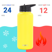 DRINCO® 32oz Stainless Steel Water Bottle - Illuminating Yellow - Mercantile Mountain