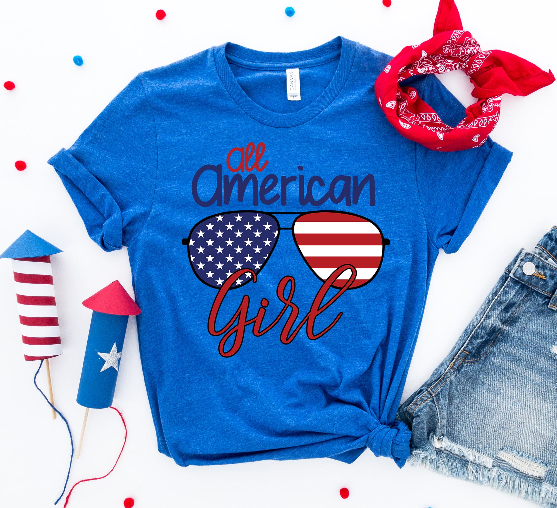 All American Girl T-shirt - Mercantile Mountain