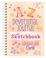 A to Z Devotional Journal and Sketchbook for Courageous Girls - Mercantile Mountain