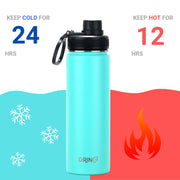 DRINCO® 22oz Stainless Steel Sport Water Bottle - Teal - Mercantile Mountain