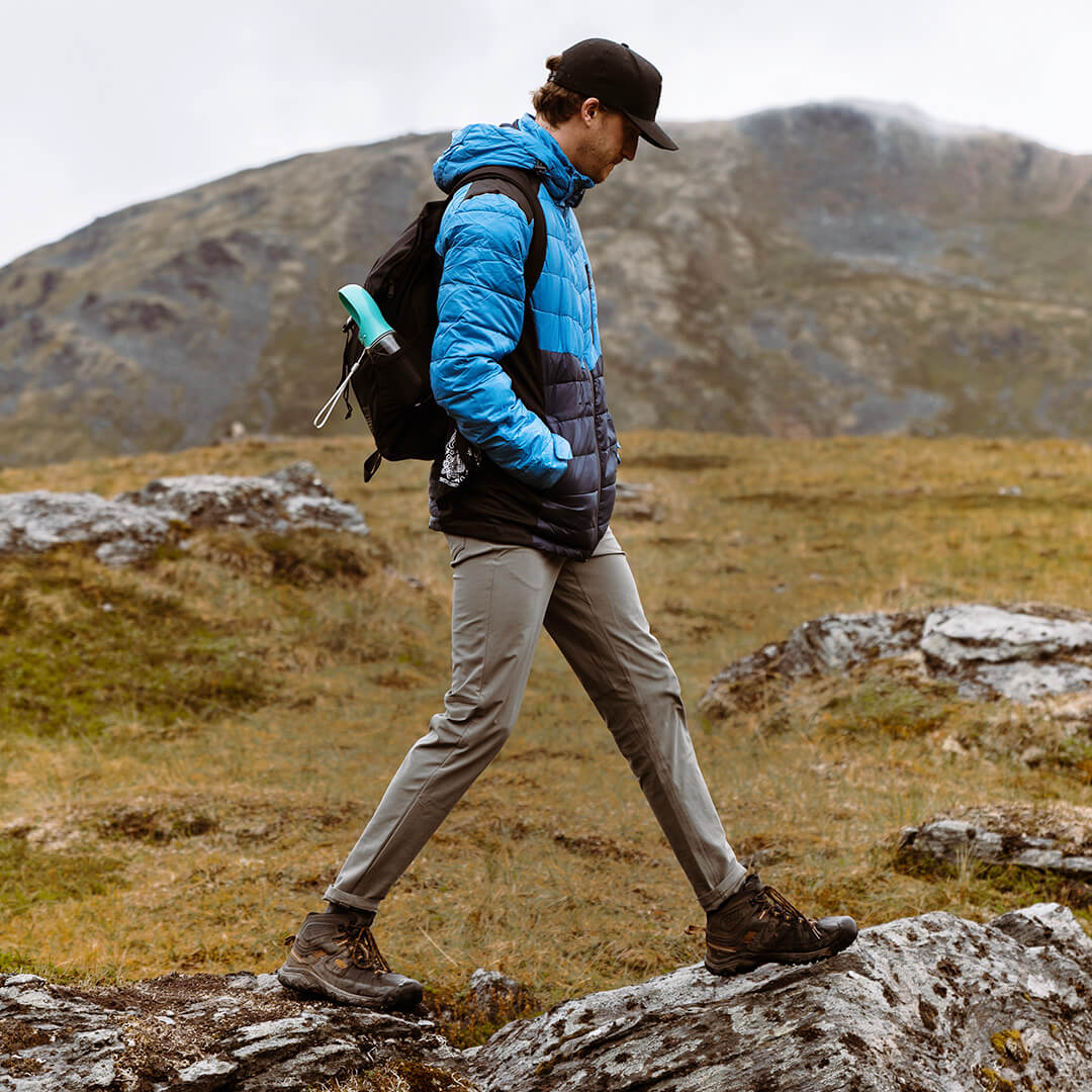 EcoDown Jacket - Men Blue - Mercantile Mountain