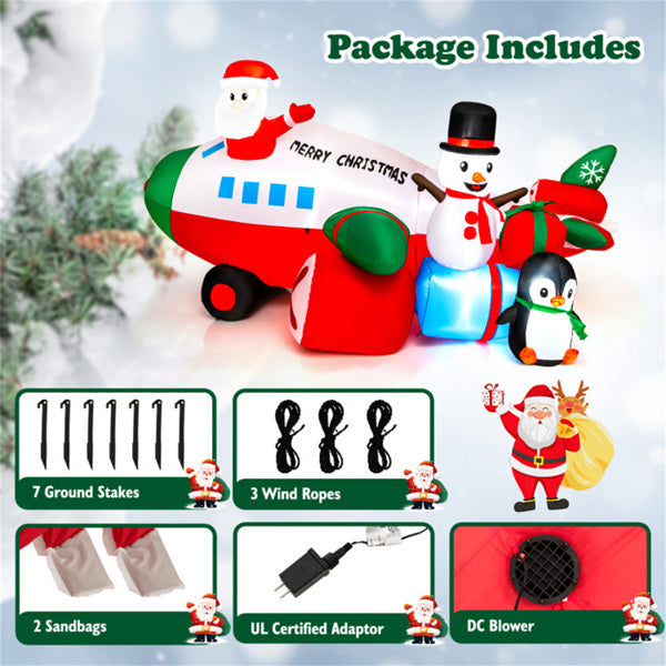 9 Feet Christmas Decoration Inflatable Santa Claus