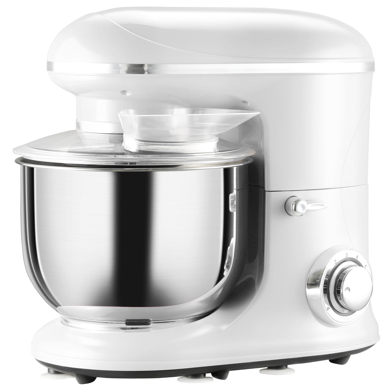 600W Stand Mixer with 6 Qt Bowl, 6+1 Speed, Dough Hook & Beater