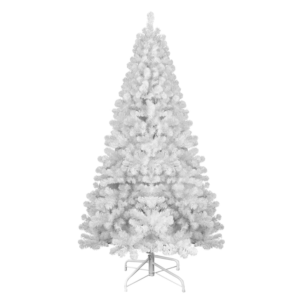 7.5ft PVC White Christmas Tree ,Environmentally Friendly Fireproof Artificial Christmas Tree