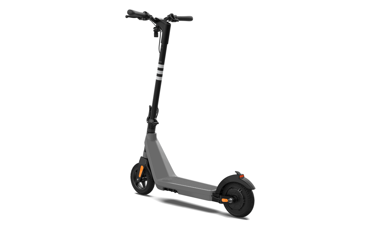 Zippy ES51 Lightweight & Foldable Electric Scooter W/10.8-Miles Max-Speed Range & 15Mph Max Speed - Gray