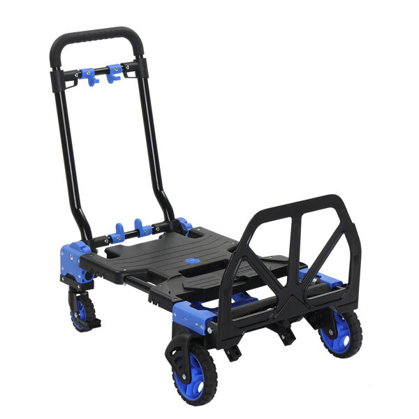 330LBS 2-in-1 luggage trolley blue