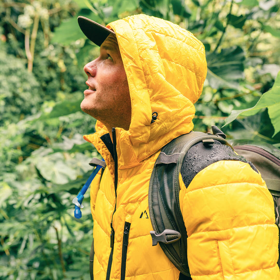 EcoDown Jacket - Men Yellow - Mercantile Mountain