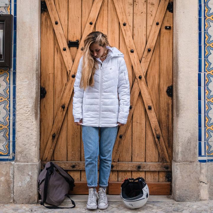 EcoDown Jacket - Woman Glacier - Mercantile Mountain