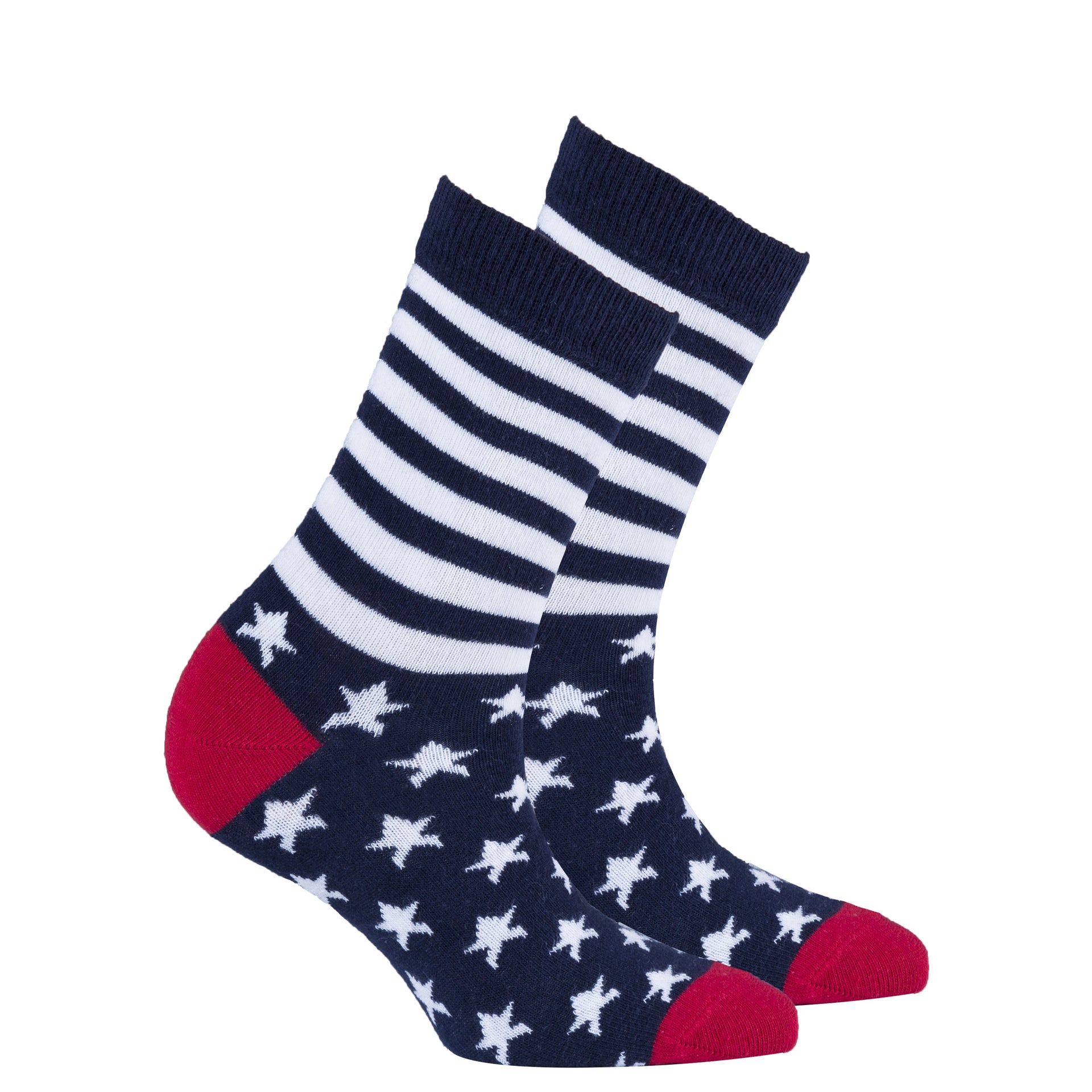 Women's July 4th Socks - Mercantile Mountain