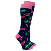 Women's Delightful Fruits Knee High Socks Set - Mercantile Mountain