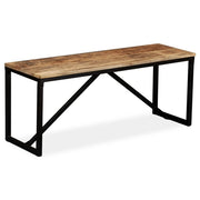 Bench Solid Reclaimed Wood 43.3"x13.8"x17.7" - Mercantile Mountain