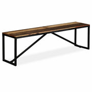 Bench Solid Reclaimed Wood 43.3"x13.8"x17.7" - Mercantile Mountain