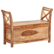 Hall Bench 40.6"x13"x28.3" Solid Mango Wood - Mercantile Mountain