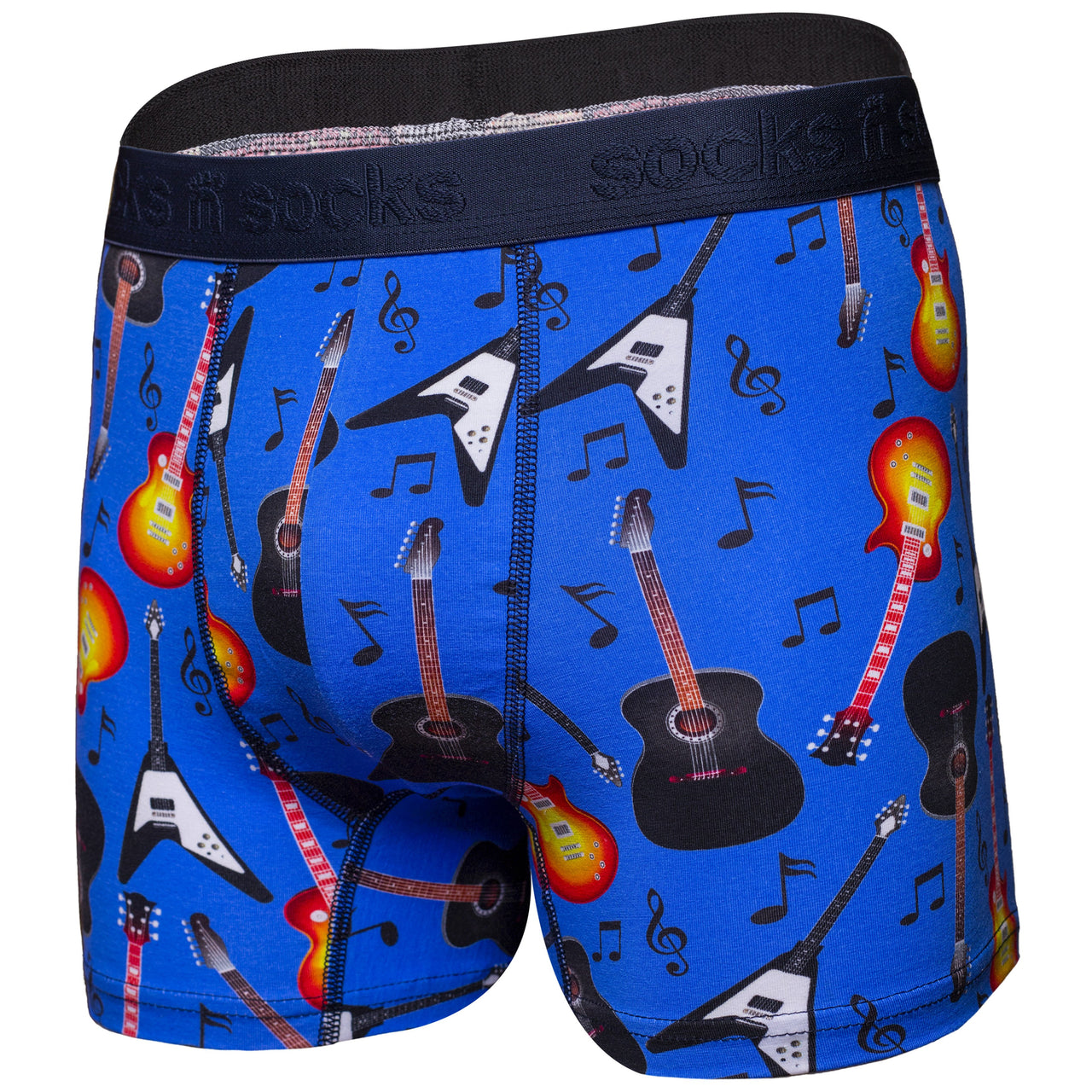 Men's Guitars Boxer Brief - Mercantile Mountain