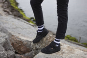 Men's Navy-White Stripes Socks - Mercantile Mountain