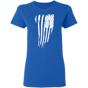 Hanging Flag Ladies' 5.3 oz. T-Shirt - Mercantile Mountain