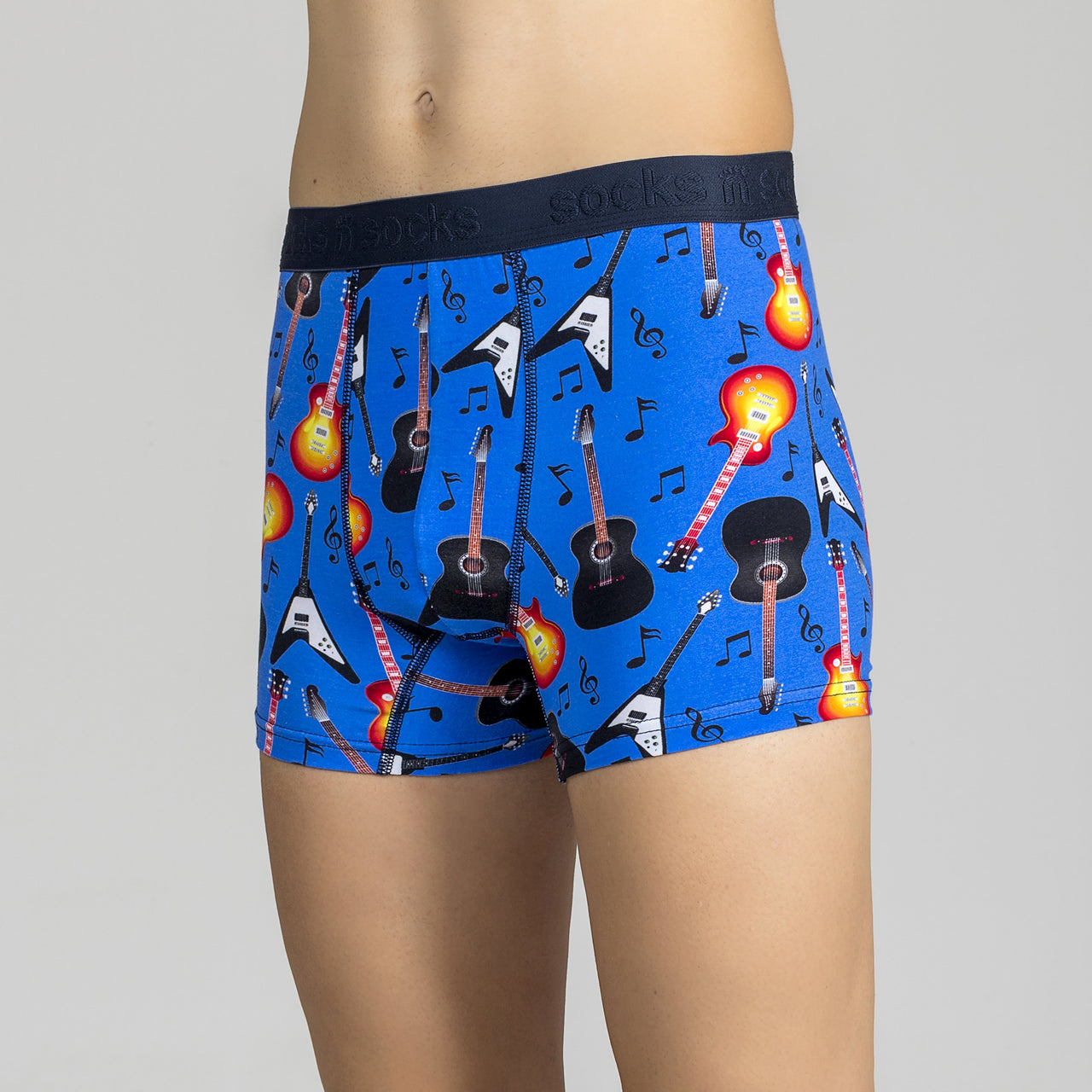 Men's Guitars Boxer Brief - Mercantile Mountain